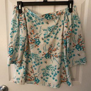 Off-the-shoulder blouse